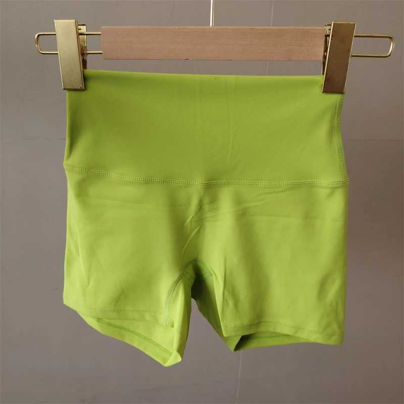 Solid Color Women Sports Yoga Shorts Leggings Gym Elastic High Waist Hip Lifting Fitness Shorts Running Exercise Soft BreathableXJ250111