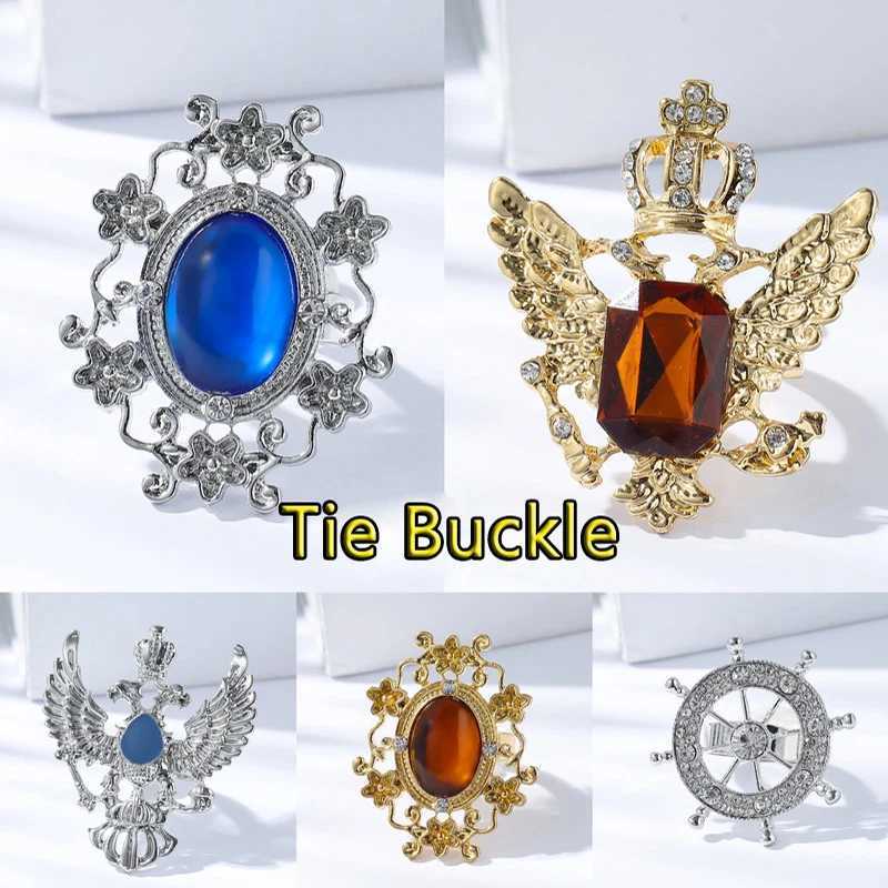 Brooch Fashion Vintage Strap Necklace Buckle Mens Busin Gift Water Diamond Necklace Clip Jewelry W250111
