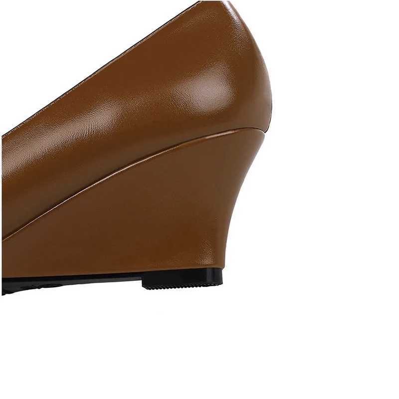 New Arrival BIGTREE 2025 Spring Fashion Pointed Toe Pump Womens Wedge High Heels Elegant Womens Shoes Zapatillas De Mujer T250110