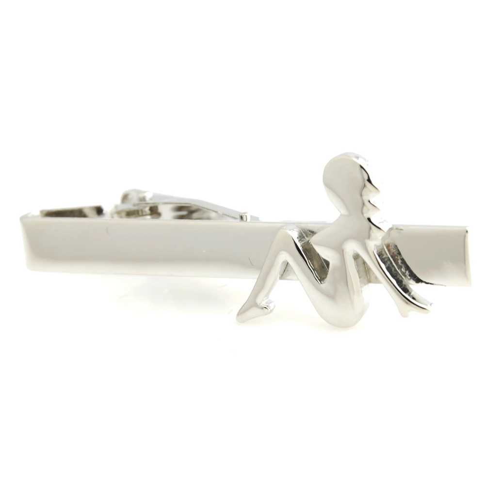 YHT-222 Novel Christmas 3 Snow Girl Bottle Tie Clip Tie Rod W250111