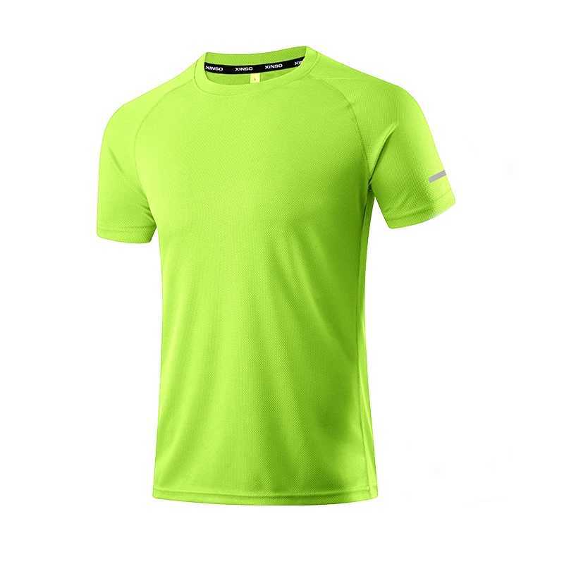 Mens running T-shirt quick drying T-shirt ultra-thin top sports mens fitness T-shirt muscle building T-shirt W250111
