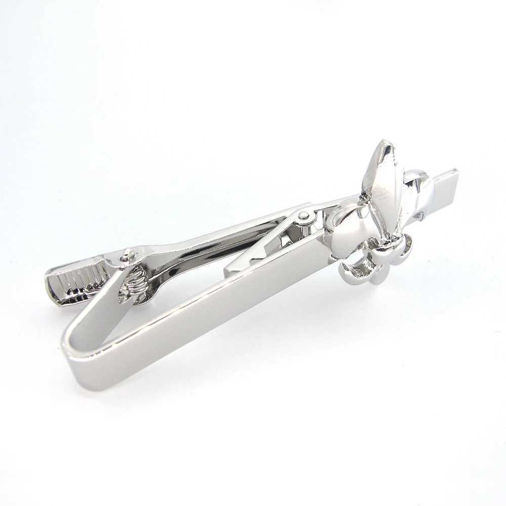 Innovative design classic mens tie clip quantity brass material fashionable tie clip wholesale and retail W250111