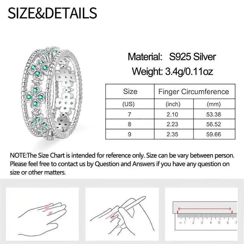 925 sterling silver fashionable sunflower sun and moon wide ring classic heart-shaped crown womens ring elegant party jewelry gift W250111