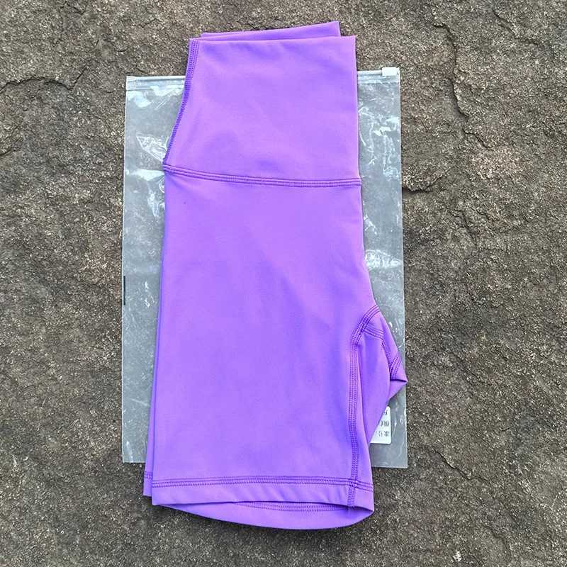 Solid Color High Waist Yoga Fitness Shorts Leggings Gym Womens Sports Shorts Running Exercise Bike Boxers Rear Belt Pocket SoftXJ250111