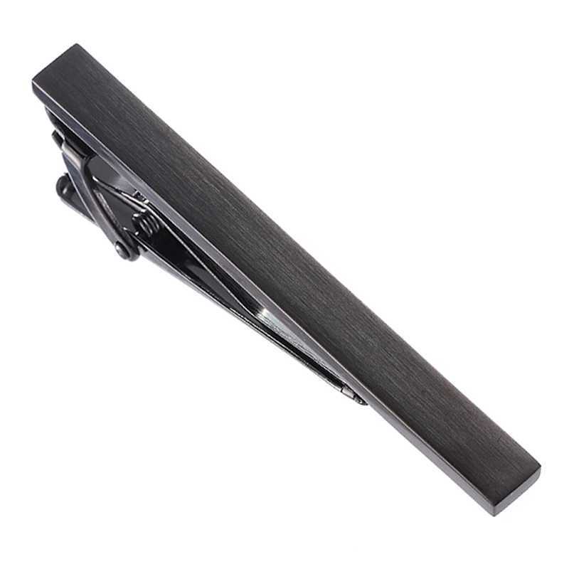 Luxury mens and womens tie clips high-quality metal laser plain blue crystal clip busin suit accessories jewelry gifts W250111