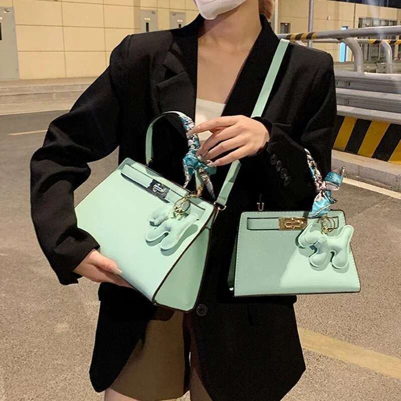 High-End Handbags, Designer Office Shoulder Women's High-Quality Pony Crossbody Bags, Jewelry