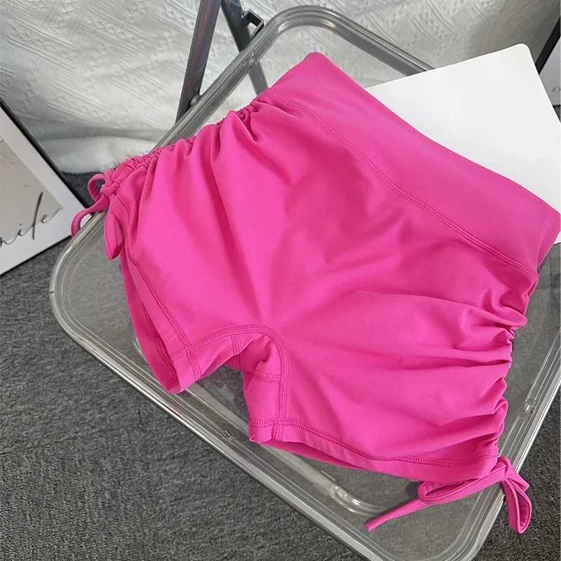 2024 Yoga Shorts Women Fitness Shorts Running Cycling Shorts Breathable Sports Leggings High Waist Summer Workout Gym ShortsXJ250111