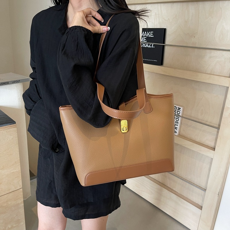 Free Shipping New Fashion Designer Bag Vegetable Basket Water Bucket Multifunctional Bag Lychee Pattern Handbag High-quality Single Shoulder Crossbody