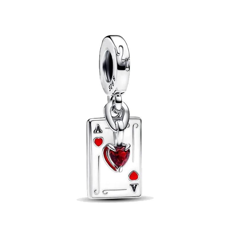 Silver 2024 New 925 Charm Beads Women Gift Bracelet Accessories Hanging Party Fine Jewelry Drop Delivery Loose Otdtr