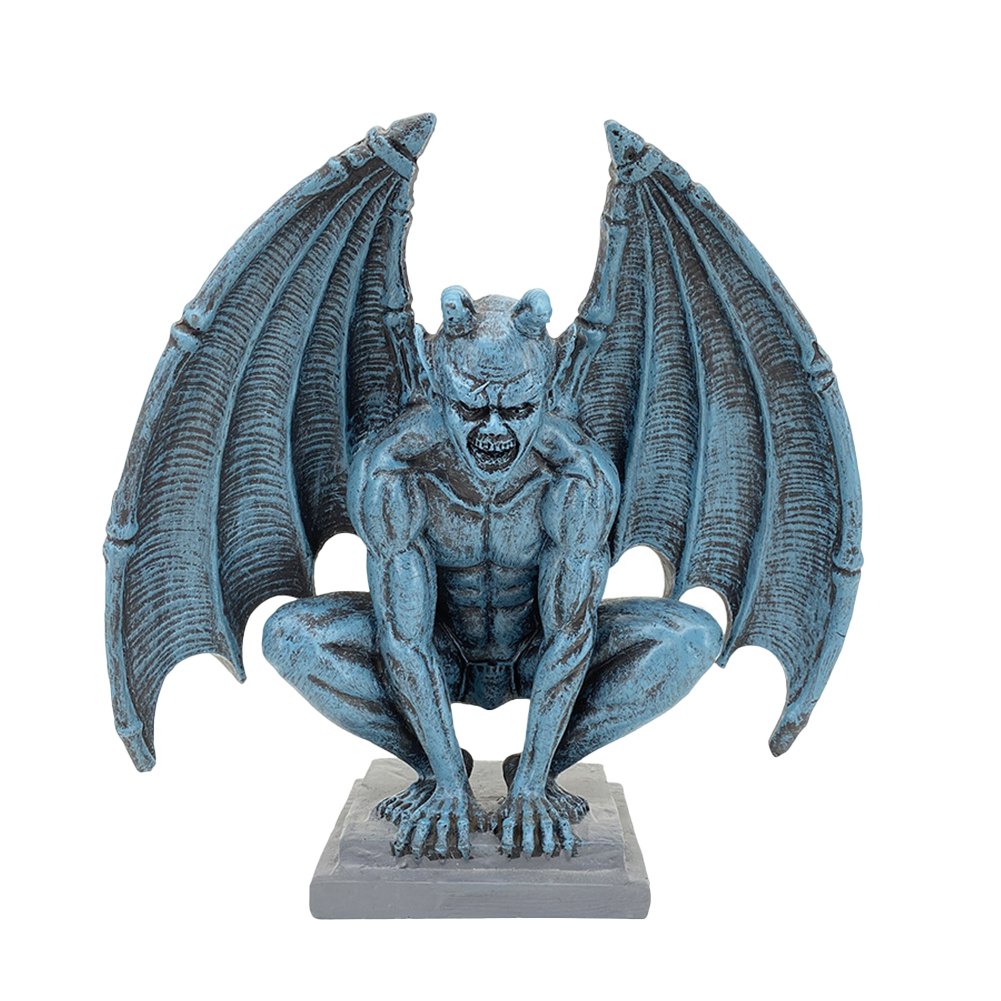 Resin Gargoyle Gothic Decor Statue Garden Gargoyle Gothic Decor Sculpture Evil Winged Devil Gargoyle Statue Sculpture Hands On