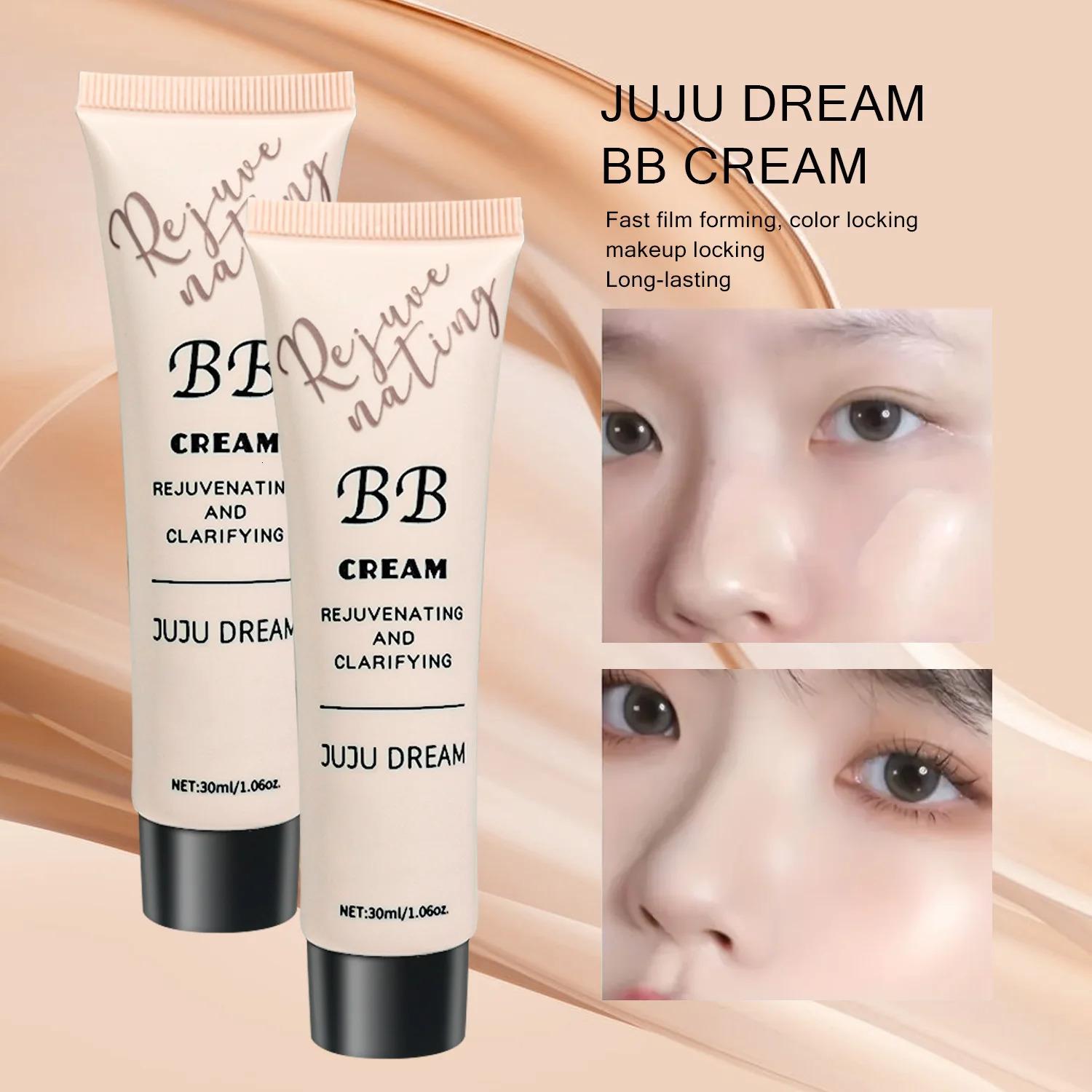 BB cream isolation liquid foundation moisturizing oil control longlasting makeup milk dry skin and no powder 241230