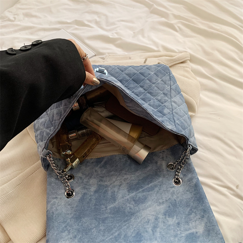 2025 Designer new free 2025 3 shipping designer Shoulder Bags for women Check Plaid Tartan Tie Dye flap pocket blue