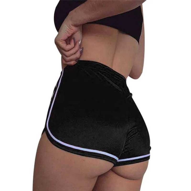 Summer Casual Shorts Women Fit Striped Available Shorts Loose Elastic Waist Breathable Beach Summer Gym Sport Female Hot ShortsXJ250111