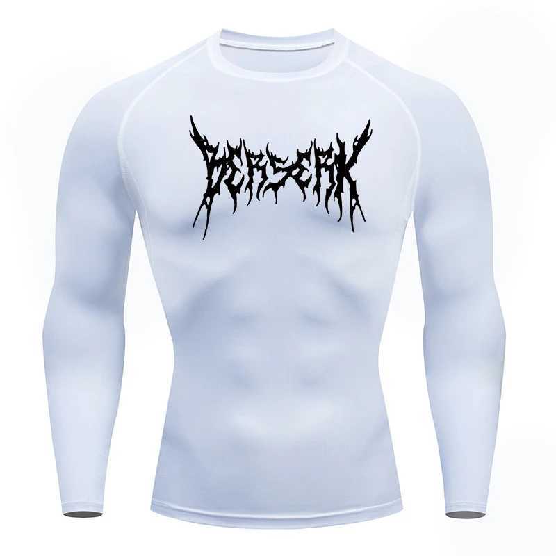 Mens sports fast dry compression shirt Berserk printed T-shirt top underwear W250111