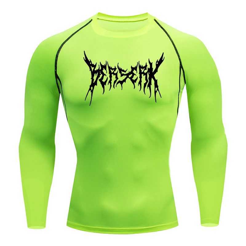 Mens sports fast dry compression shirt Berserk printed T-shirt top underwear W250111