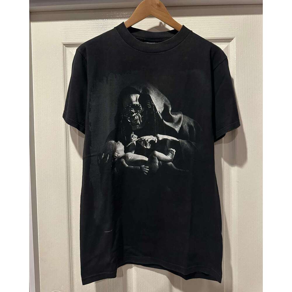 Rock Band High Street Loose Short Sleeve T-shirt for Students, Versatile Design, Half Sleeve, Youthful and Unique