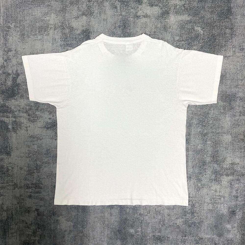 Inspiration Men's and Women's High Portrait Printed Water Washed Creative Short T-shirt Street Trendy Versatile Half Sleeve