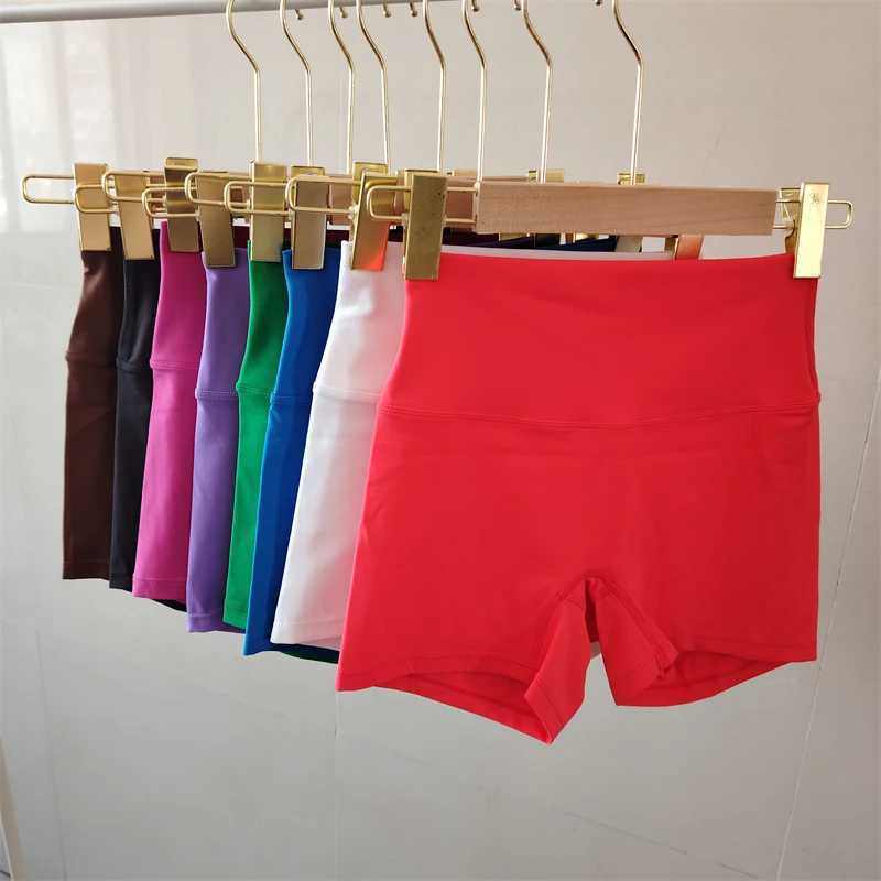 Sexy Gym Womens Sports Short Solid Color Yoga Tight Short Legging High Waist Athletic Soft Tight Jog Cycling Hot Girls FitnessXJ250111