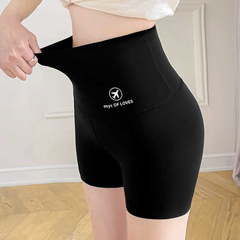 Anti-slip safety pants Womens summer thin belly three-point shark pants wear seamless yoga cycling leggingsXJ250111