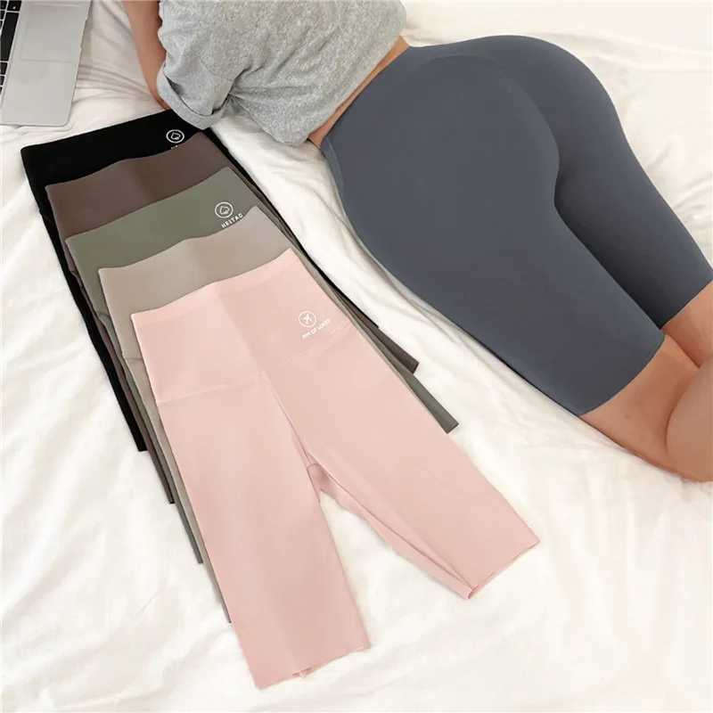 Sports Short Leggings Gym Fitness Push Up Shorts Women Yoga Slim Fit Half Pants Elastic High Waist Summer Thin Workout TightsXJ250111