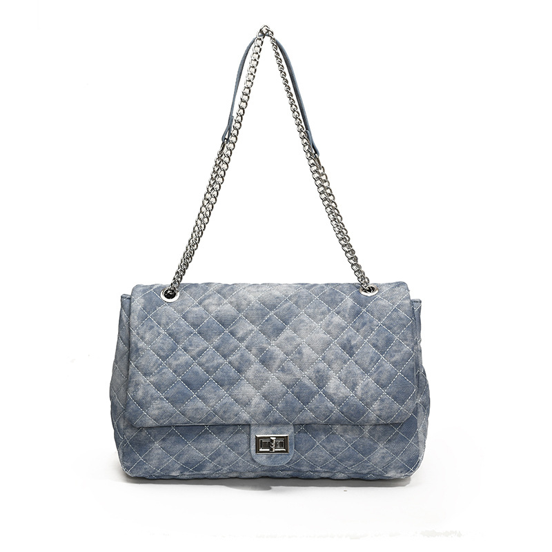 2025 Designer new free 2025 3 shipping designer Shoulder Bags for women Check Plaid Tartan Tie Dye flap pocket blue