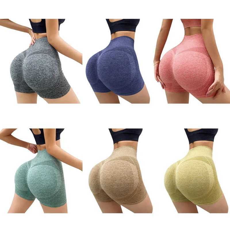 Womens Yoga Shorts High Waist Push Up Workout Shorts Fitness Yoga Lift Butt Fitness Lady Yoga Gym Running Short Pants SportswearXJ250111