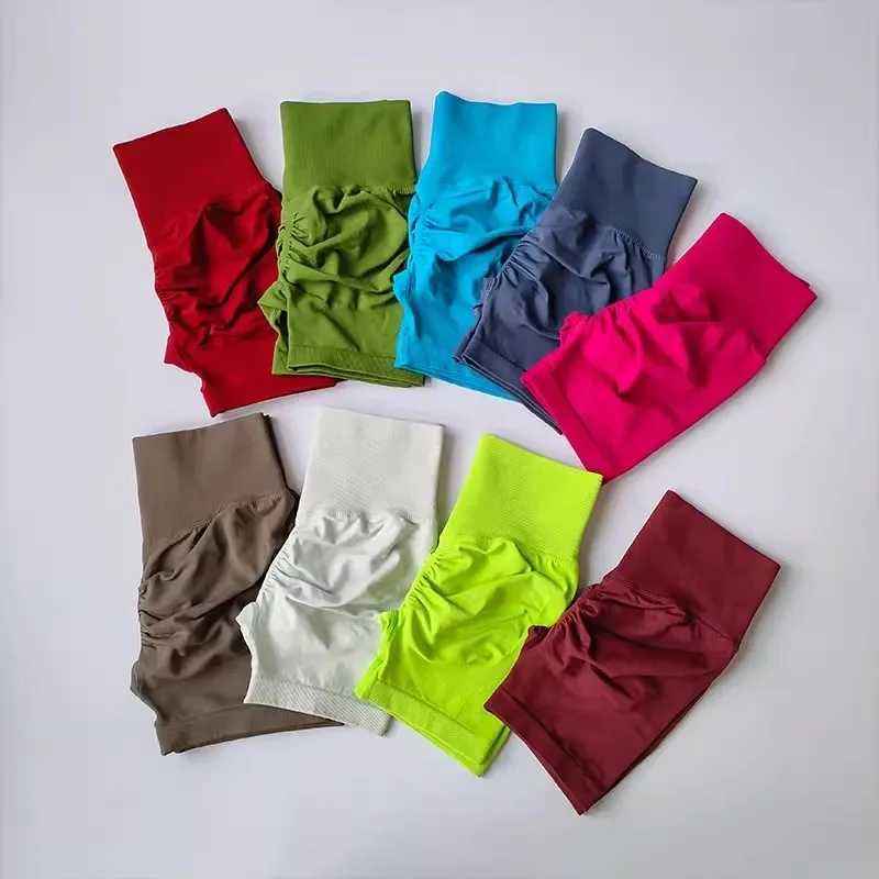 Breathable Yoga Shorts for Women High Waisted Running Shorts Cycling Shorts Workout Gym Sports SummerXJ250111