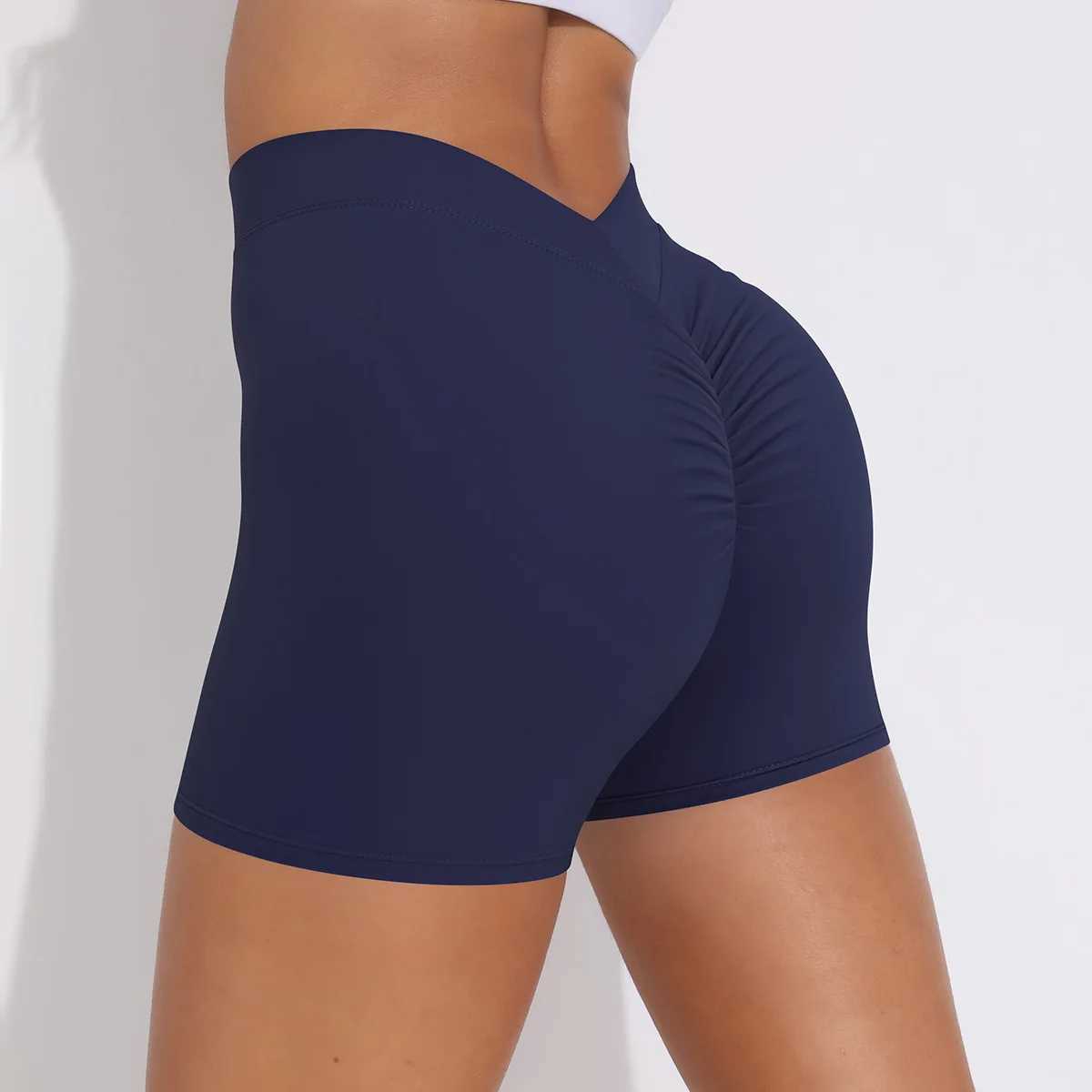 Womens Sexy Stretch Yoga Shorts With Hip Lifting And Abdominal Tightening Tight Fitness Wearing Running Pants ExternallyXJ250111