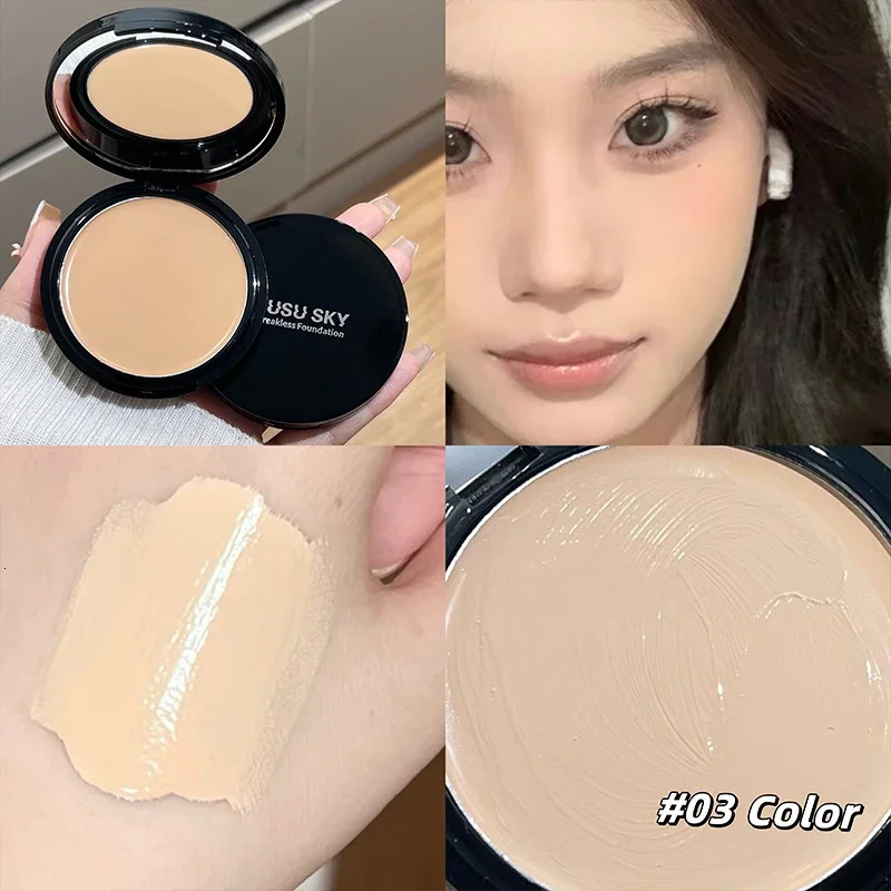 Soft Focus Cream Foundation Palette Silky Texture Moisturizing Concealer Longlasting Makeup Brightening Modifying Dullness 241230