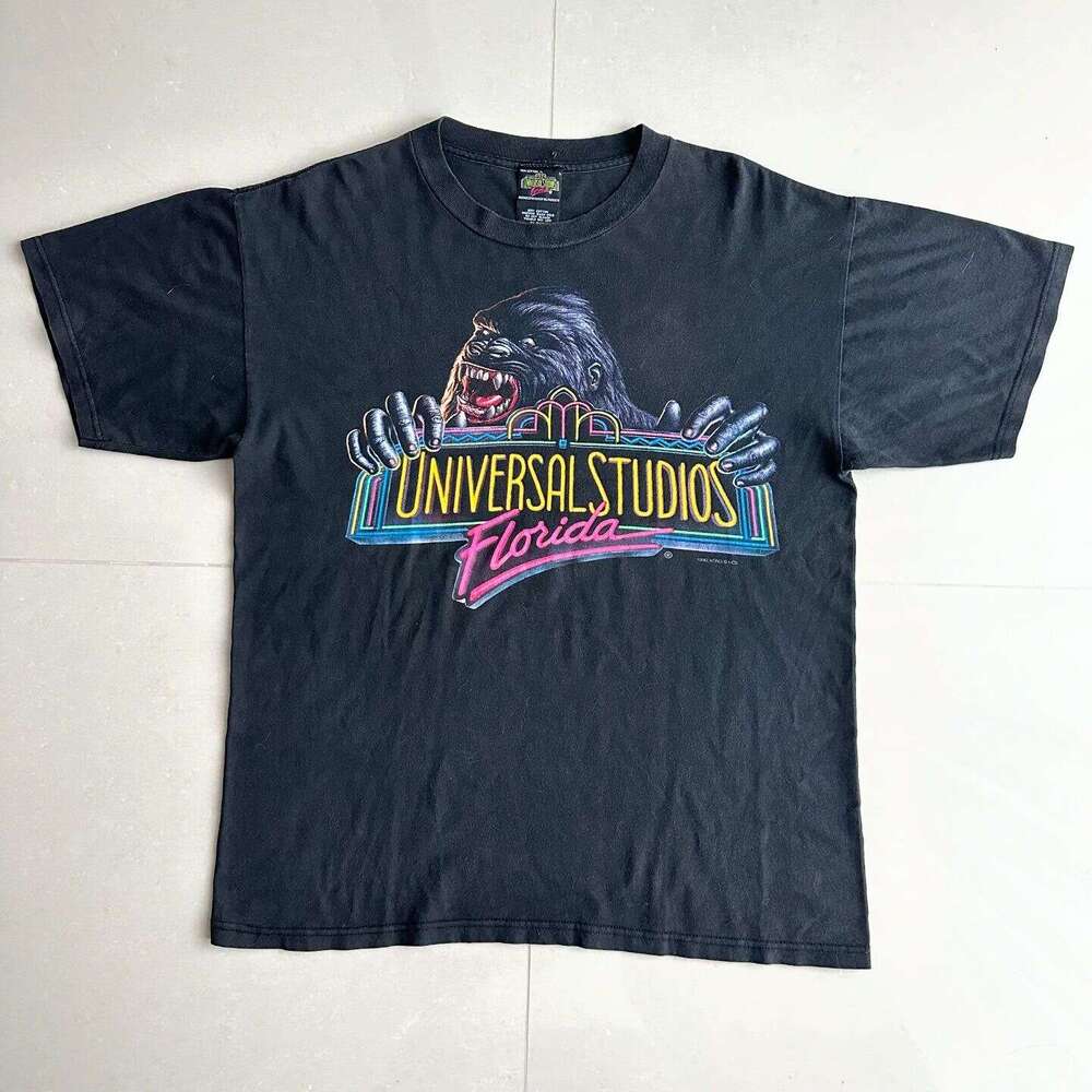 Universal Studios Printed Short Top Summer Design Round Neck Half Sleeve T-shirt