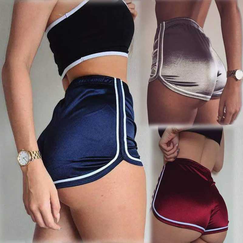 Summer Casual Shorts Women Fit Striped Available Shorts Loose Elastic Waist Breathable Beach Summer Gym Sport Female Hot ShortsXJ250111