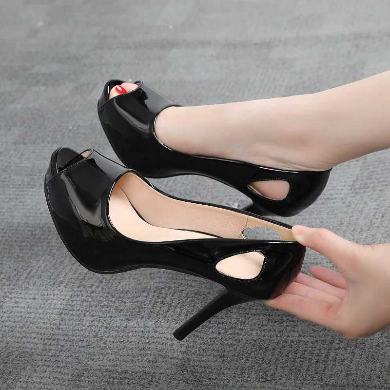 New Arrival Comemore Heels Peep Toe High Heels Womens Shoes Black Thick soled Light Sandals Summer Trend 32 Womens Platform Pump T250110