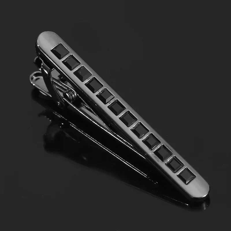 Mens Luxury Zircon Tie Clip Fashion Personality Busin Banquet Party Dr Suit Necktie Accessories Gift Wedding Tie Clip W250111