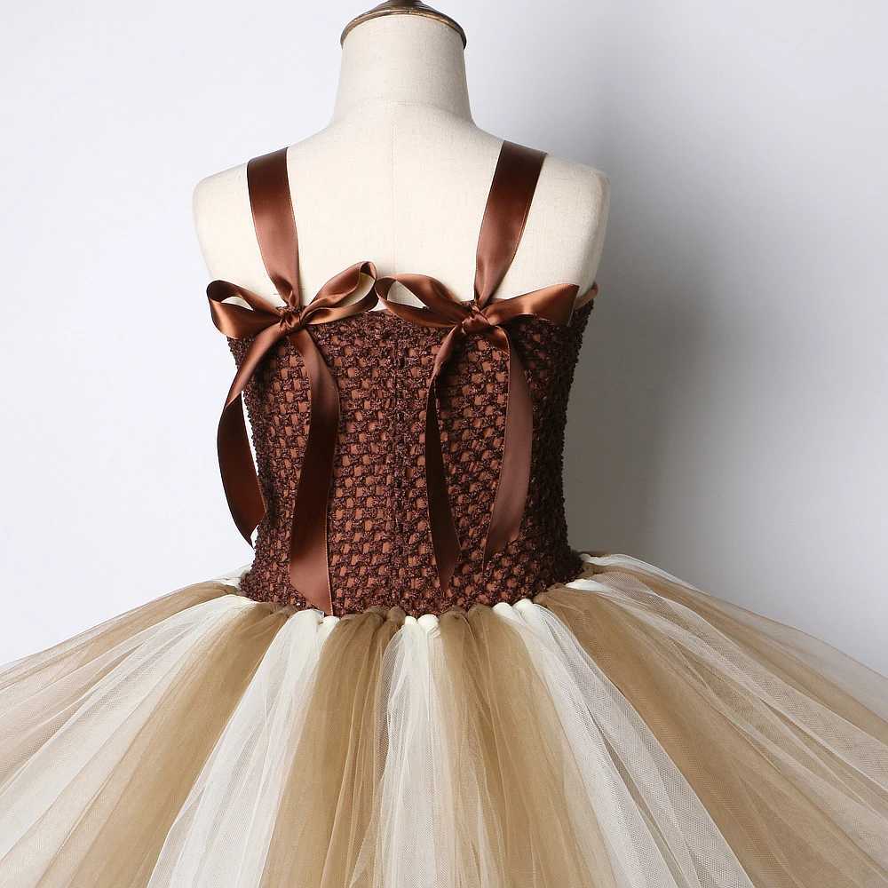 Cute baby girl giraffe dress animal performance costume set for childrens Halloween costume girl Christmas Tutu dress W250111