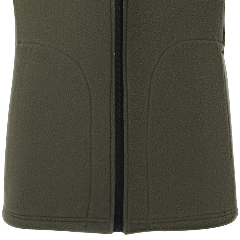 Men Autumn Winter Outdoor Polar Fleece Vest Pure Color Multiply Pockets Jacket Thick Warm ColdProof Vesty Drop 250107