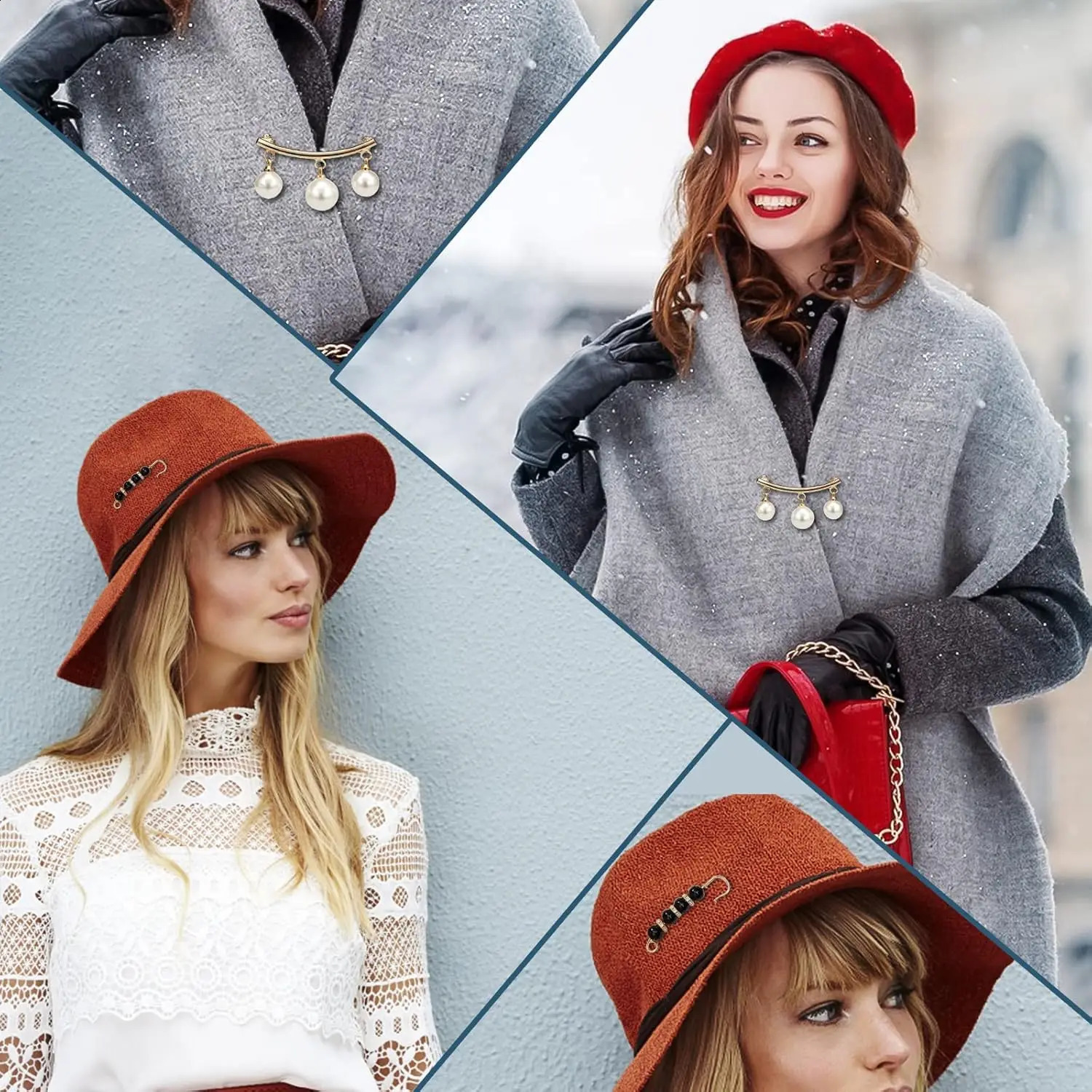 Charms for Socks Safety Pin Brooch55pcs Junk Sock Charms Pins Gold Bling Sock Jewelry CharmsBrooch Pins for SocksPearl Rhines 250103