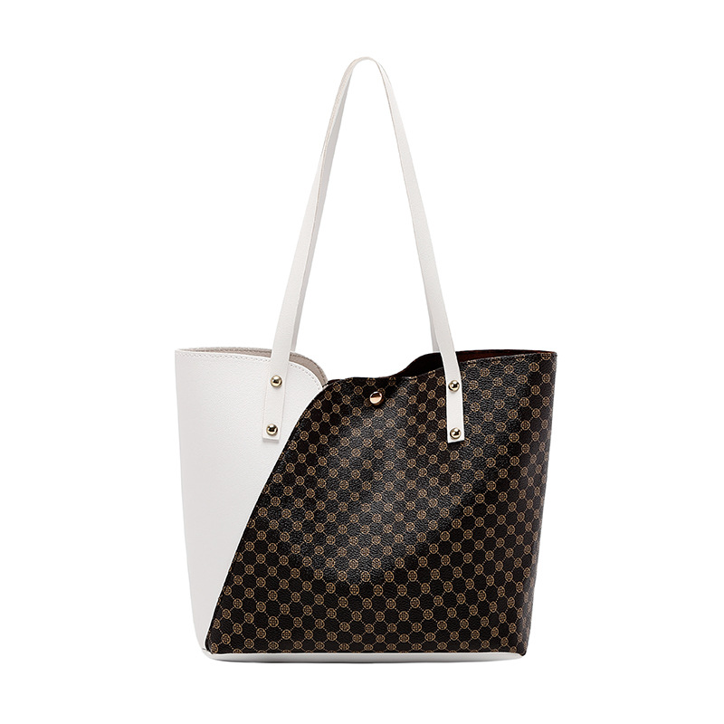 Fashionable tote bag, women's bag, women's shopping bag, trendy and versatile mommy bag
