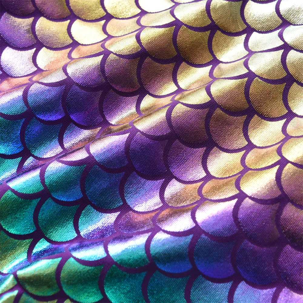 DXTON Childrens Princess Dress Girl Mermaid Printed Birthday Par Clothing Childrens Long Sleeve Tutu Dress Girl Clothing W250111