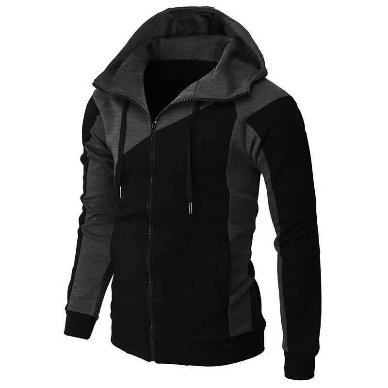 New sports hoodies casual hoodies solid color mens clothing daily wear outdoor trends hoodies fashionable mens clothing W250110
