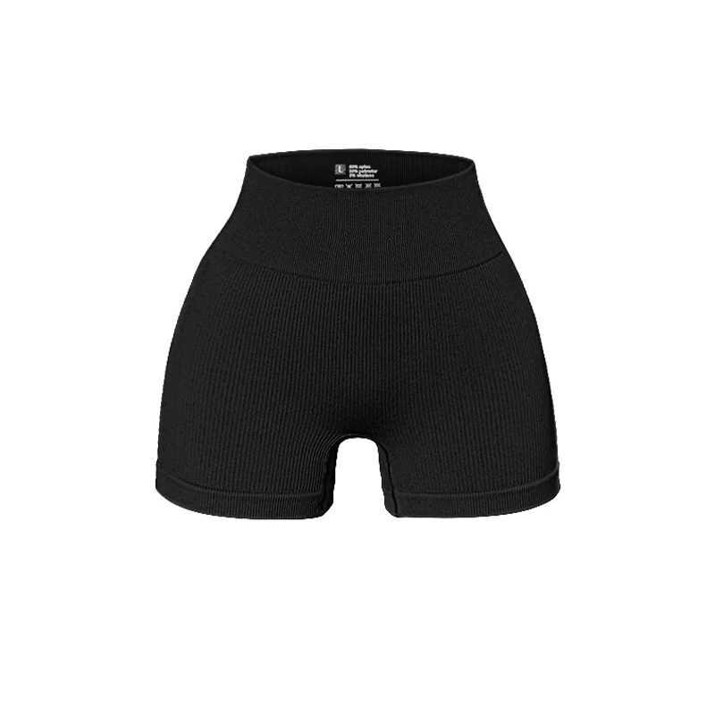 Women Yoga Shorts Seamless High Waist Lift Hip Workout Shorts Running Fitness Breathable Cool Shorts Gym Sports Short PantXJ250111