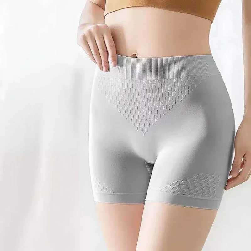 Summer Women Safety Shorts Pants Seamless Thin Ice Silk High Waist Panties Seamless Anti Emptied Boyshorts Girls UnderwearXJ250111