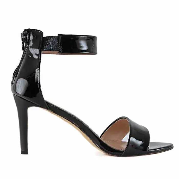 New Arrival 2025 New Womens Sandals Pump 9cm Sexy Open High Heels Buckle Thin High Heels Summer Ankle Strap Sandals Party Dress Wedding Shoes T250110