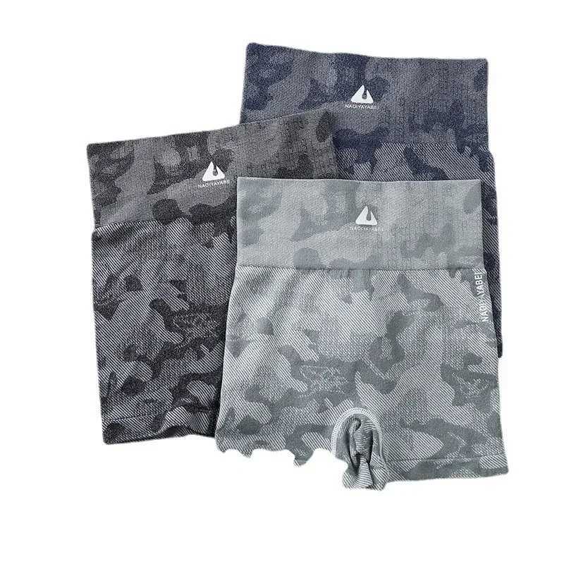 2022 Women High Waist Sport Shorts Seamless Workout Shorts Scrunch Butt Fitness Shorts Womens Sports Short Pants Gym ClothingXJ250111