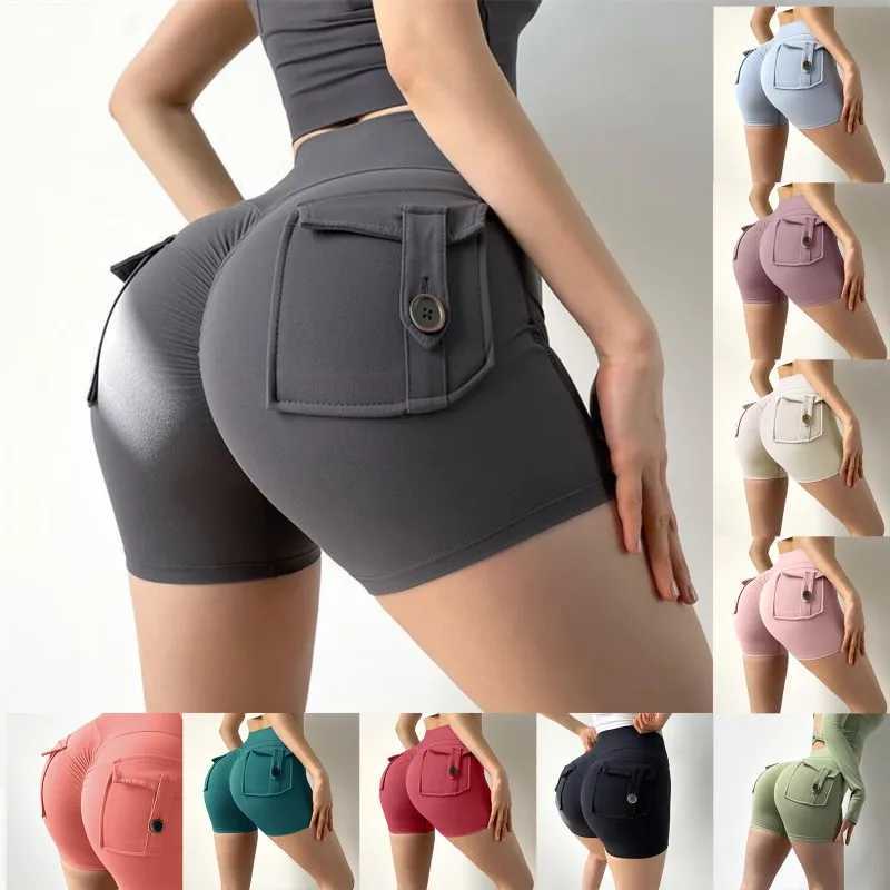 Shorts Push Up Cycling Shorts Scrunch Gym Clothing Women Sport With Pocket Buttocks Fitness Workout High Waist Tights LeggingsXJ250111