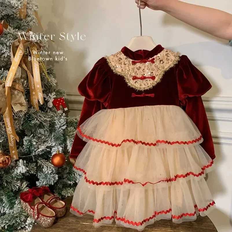 New Girl New Years Red Fluffy Lolita Princess Dress W250111