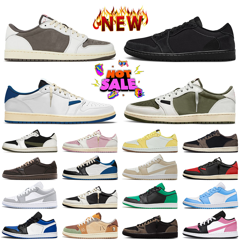 Top Quality Designer Reverse Mocha Womens Mens Low Basketball Shoes Sail Olive Black Military Blue Pink Canary Velvet Brown Sneakers Big Size 36-47 Trainers dhgate