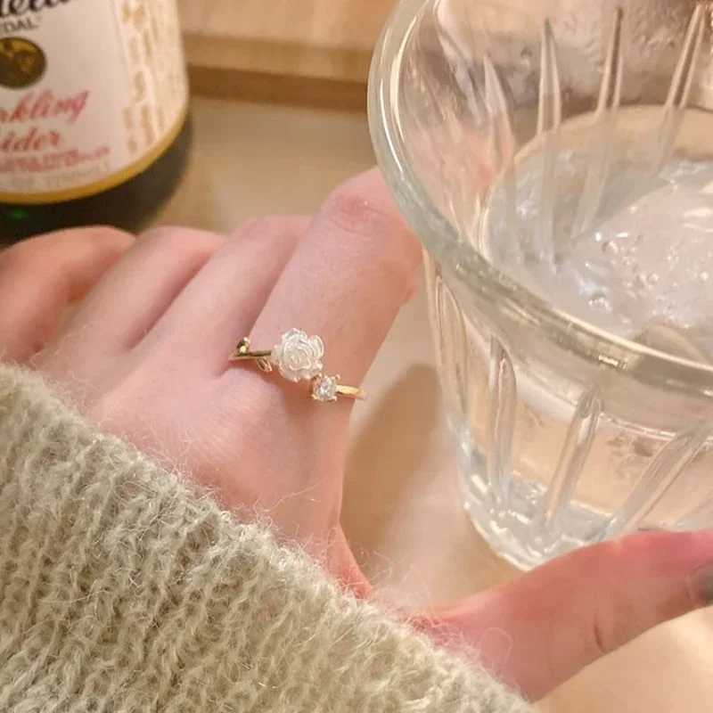 925 sterling silver unique womens simple ring jewelry finger open retro handmade ring birthday gift allergy W250111