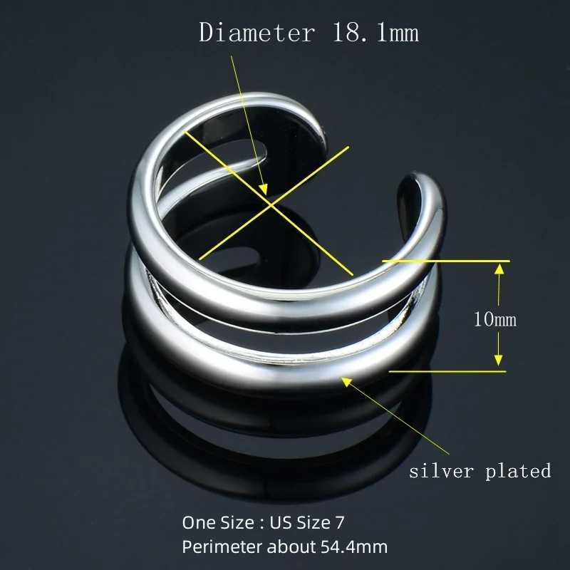 Size 7 Romantic Simple Letter C Ring Gold Plated Stainl Steel Finger Engagement Wedding Rings Promise Jewelry GiftXJ250110