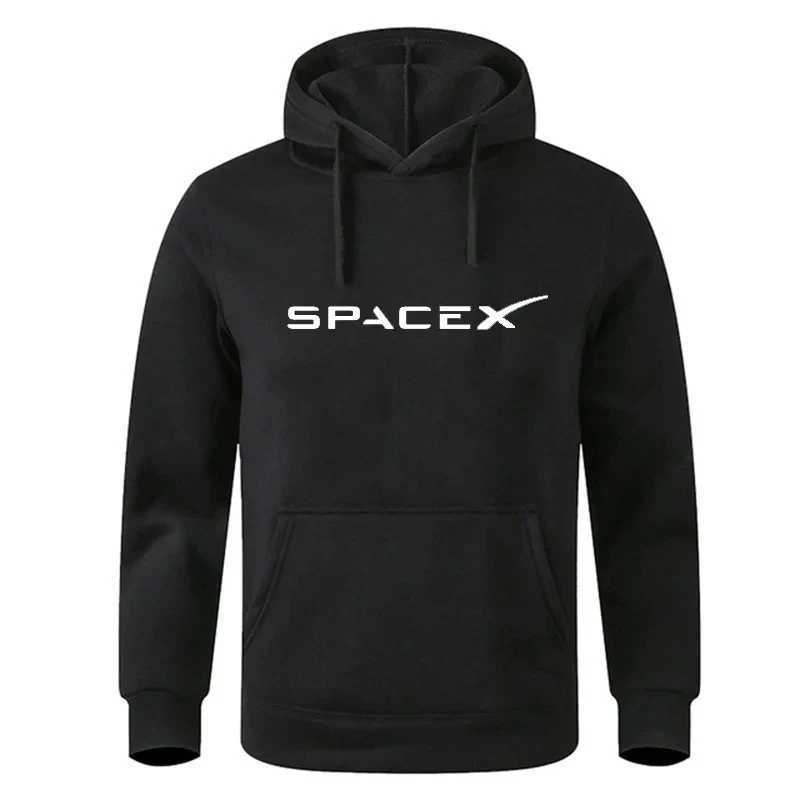 Space X Space Travel Printed Hoodies Mens and Womens Wool Sweatshirts Loose Cotton Hoodies Mens Hip Hop Style Sweatshirts Fashion W250110
