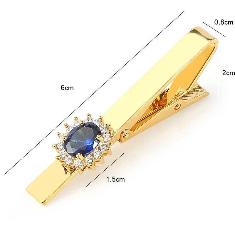 High end mens tie clip mens fashion formal wedding Dr. Necktie Collections jewelry new luxury zircon tie clip mens gift W250111